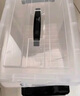 禧天龍塑料衣物收納箱玩具整理箱84L 透明  3個裝 帶輪 曬單實拍圖