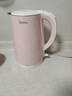 美的（Midea）電熱水壺家用電水壺?zé)畨?雙層防燙 0涂層食品級(jí)304不銹鋼 1500W快速沸騰 1.7L大容量 HJ1705 曬單實(shí)拍圖