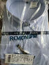 羅蒙（ROMON）【純棉牛津紡】長(cháng)袖襯衫男純色抗皺免燙休閑商務(wù)襯衣白色44 曬單實(shí)拍圖