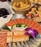 紅黃希鯪魚籽即食刺身冷凍西鱗魚籽生魚片壽司料理三文魚伴侶 2條裝(紅黃各1條)配芥末醬油 曬單實拍圖