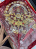 微光里團扇結婚新婚禮物中式婚禮送新娘秀禾服喜扇高檔雙面重工成品扇子 千禧云蝶團扇成品【禮盒裝】無木架 曬單實拍圖
