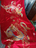 博洋家紡結(jié)婚四件套純棉新婚紅色100支長絨棉刺繡龍鳳婚慶套件1.5米 曬單實(shí)拍圖