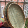嘉籃鄉(xiāng)簸箕竹編制品竹篩子手工竹匾曬干貨農(nóng)家用畚箕圓簸箕裝飾晾曬筐 頭層竹青40cm 邊高約2.3厘米 曬單實(shí)拍圖