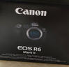 佳能r6二代 全畫幅微單相機 EOS R6 Mark II 4K數(shù)碼高清旅游vlog攝影機身 專業(yè)級微單相機 佳能R6二代單機身(原包未拆封 不含鏡頭) 官方標配 曬單實拍圖