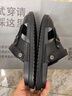 金利來（goldlion）男鞋都市休閑透氣戶外涼鞋兩穿皮鞋沙灘鞋59622032401A-黑色-43碼 曬單實拍圖