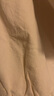 苒琦媽咪孕婦套裝夏裝高級感棉麻娃娃衫短袖上衣休閑哈倫褲孕婦兩件套夏季 綠色上衣+米白褲子（兩件套） XL 曬單實拍圖