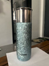 虎牌（TIGER）香港直郵純鈦保溫杯磁吸鈦杯雙層燜茶杯高顏值茶水分離杯高檔水杯 冰川藍【純鈦磁吸杯】450ml 曬單實(shí)拍圖