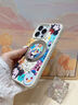 迪士尼（Disney）米奇米妮蘋果15promax手機(jī)殼磁吸帶支架iphone16plus液態(tài)硅膠14pm支點(diǎn)指環(huán)扣適用女款防摔保護(hù)套 米白支架【真液態(tài)古董白】迪士尼-ZYT156G孔位 iPhone 曬單實(shí)拍圖
