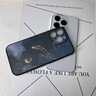 倍曦2024燙金龍年限定版蘋果15promax手機殼新款iPhone14套%13外殼Plu 燙金浮雕工藝【金龍逐月】 iPhone 12 Pro Max 曬單實拍圖