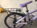 飛鴿山地自行車(chē)女士變速青少年賽車(chē)越野減震學(xué)生車(chē)山地公路車(chē)女學(xué)生車(chē) 高碳鋼輻條輪-香芋紫 24寸【適合145-165cm】 24速【63%小仙女的選擇】 曬單實(shí)拍圖