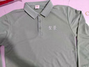 吳衣斯長袖polo衫工作服定制t恤印logo秋季企業(yè)公司團隊文化衫翻領(lǐng)工裝 動感珠地灰色 M 曬單實拍圖