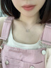 DTOTO999足銀項鏈女2025年新款跳動的心雙C字母吊墜送女友老婆七夕禮物 跳動的心項鏈+品牌禮盒 曬單實拍圖