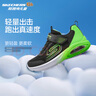 Skechers斯凱奇風(fēng)豹跑鞋兒童運(yùn)動(dòng)鞋網(wǎng)面氣墊緩震休閑鞋男童跑步鞋405316L 曬單實(shí)拍圖