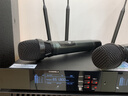 CTVCTER CS90無線話筒一拖二舞臺演出真分集戶外婚慶學校操場演講酒吧家用K歌1000米遠距離接收手持麥克風 CS90無線一拖二真分集話筒（送充電套裝） 曬單實拍圖
