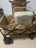 牧高笛（MOBIGARDEN）營地車 戶外露營大容量寬輪雙剎折疊推車星際 NX23689009 細(xì)沙黃 曬單實拍圖