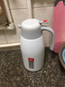 炊大皇 保溫壺 2.2L304不銹鋼內(nèi)膽熱水瓶家用保溫瓶暖水壺【優(yōu)雅白】 曬單實(shí)拍圖