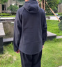 諾詩蘭25秋冬新款戶外男士徒步風(fēng)雪外套杜邦三防耐磨抗菌軟殼衣-岡仁Ⅱ 石墨藍(lán)色 175 曬單實(shí)拍圖