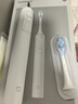 小米（MI）米家聲波掃振電動(dòng)牙刷家用雙倍擺角智能漏刷提醒180天續(xù)航禮物推薦三種模式 小米掃振電動(dòng)牙刷 白色 曬單實(shí)拍圖