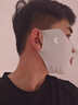 GOLOVEJOY高樂捷防曬面罩口罩男防紫外線跑步專用透氣易呼吸夏季開車高爾夫 淺灰色 1個 均碼[一體式耳掛舒適不勒耳] 曬單實拍圖