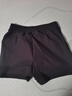 駱駝（CAMEL）速干運動服女短袖T恤褲跑步兩件套裝 J25BAXLN076 薇紫色/黑 S 曬單實拍圖