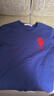 U.S. POLO ASSN.短袖t恤男夏季純棉小白T圓領(lǐng)寬松短袖男士打底衫 藏藍色 L 曬單實拍圖