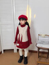 G.DUCKKIDS小黃鴨拜年服女童連衣裙冬季兒童過(guò)年喜慶裙子女寶寶冬裝新年衣服 毛衣裙子套裝 110 建議4~5歲【100-110cm】cm 曬單實(shí)拍圖