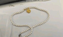 中國黃金（CHINA GOLD）淡水珍珠黃金項(xiàng)鏈女媽媽款足金牡丹花生日禮物送老婆媽媽紀(jì)念日 【京速達(dá)】足金牡丹花項(xiàng)鏈 曬單實(shí)拍圖