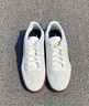 彪馬（PUMA）【德訓鞋】復古薄底T頭鞋男女低幫板鞋 CLUB 381111 米白色-黑色-金色-08 42 曬單實拍圖