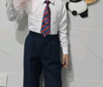 衣諾坊兒童西服套裝襯衫西褲演出服男童主持人西裝六一表演服園服畢業(yè)照 曬單實(shí)拍圖