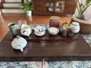 源韻非洲黑烏檀木茶盤家用茶托整塊天然實木茶臺大小茶海功夫茶具簡約 70*35*4.5CM【家用選擇】 曬單實拍圖