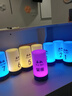 芮樂(lè )寶酒吧氛圍桌燈游餐廳清吧館臥室床頭小夜燈露營(yíng)KTV情趣充電可定制 【七彩】圓柱酒吧燈 曬單實(shí)拍圖