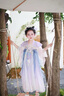 旗鉑漢服女童秋款2025新款兒童古風(fēng)國風(fēng)公主連衣裙女孩超仙古裝秋 無(wú)盡浮華 130 曬單實(shí)拍圖