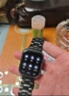 HKXY適用HUAWEIWATCHD2三株鋼帶華為D2不銹鋼金屬腕帶智能運動氣囊血壓手表二代米蘭尼斯磁吸鋼帶男女 黑色【三株實心精鋼專用款】+送拆帶器 華為watch D2手表【不含氣囊】 曬單實拍圖