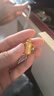 周金生黃金小奶瓶擺件足金999百日純金周歲送寶寶送嬰兒七夕情人節(jié)禮物 奶瓶【絨布袋+足金+國檢證簽】 2.5g 曬單實(shí)拍圖
