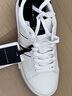TOMMY HILFIGER25新款春夏男裝牛皮革拼色條紋厚底增高休閑運動鞋板鞋05406 白色YBS 41 曬單實拍圖