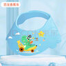 HAPAGE寶寶洗頭帽兒童防水護(hù)耳神器小孩洗發(fā)帽嬰幼兒洗澡浴帽 【香蕉恐龍車】洗頭帽 曬單實(shí)拍圖