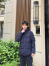 波司登（BOSIDENG）【反季】羽絨服新國標(biāo)90絨男短款新升級版型高包容連帽保暖外套 黑黛青5177 S 170/92A 曬單實拍圖