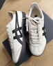 Onitsuka Tiger鬼塚虎男女款復古德訓鞋輕便透氣運動休閑板鞋TOKUTEN 1183B938 白色/黑色 39.5 曬單實拍圖