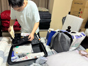 蕉內(nèi)棉棉301H情侶居家T恤男士100%純棉夏季寬松圓領短袖無側縫睡衣 曬單實拍圖