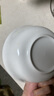 瓷俠客北歐簡約陶瓷飯碗家用純白吃米飯碗骨瓷大號面碗可微波純色小湯碗 4英寸小湯碗【1個】 曬單實拍圖