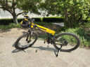 EROADE伊諾德山地車(chē)鋁合金折疊自行車(chē)成人男女油碟便攜旅行車(chē)變速越野車(chē) 黃色【全新升級】shimano雙油碟 26寸-適合身高165-180cm 24速 曬單實(shí)拍圖