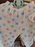 G.duck新款兒童薄款雙層純棉紗布睡衣夏季寶寶家居服男女童長(cháng)袖春秋套裝 新紗布套裝-圓點(diǎn) 80 cm 曬單實(shí)拍圖