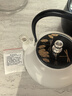 鶯歌燒 電陶爐輕音茶爐蘭花家用紅外小型迷你燒水煮茶器圍爐煮茶泡茶器 幽蘭+雪花釉柿形陶壺套裝1件 曬單實(shí)拍圖