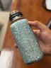 水宜生純鈦保溫杯鈦杯抑菌保鮮雙層高檔旅行壺悶茶杯溫顯抗菌隨行水杯 冰川藍(lán)480ml 曬單實(shí)拍圖