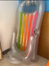 INTEX 58802充氣扶手靠背浮排水上休閑沖浪浮排兒童玩具 藍(lán)銀隨機(jī)發(fā) 曬單實(shí)拍圖