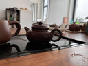 雅沁韻 宜興紫砂壺純手工吳榮華原礦紫朱泥仿古泡茶壺家用茶具茶壺套裝 仿古壺.一壺兩杯 190ml 曬單實拍圖