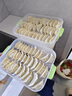 炊大皇 多功能餃子盒4層1蓋加大收納盒冰箱保鮮盒食品級(jí)冷凍水餃抹茶綠 曬單實(shí)拍圖