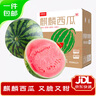 京鮮生 麒麟西瓜 凈重7-9斤 1粒裝 生鮮水果源頭直發(fā) 曬單實(shí)拍圖