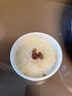 三多九如日式陶瓷家用米飯碗湯碗早餐碗水果燕麥片甜品碗巖石紋餐具飯碗 石紋象牙白4.5寸碗【兩個裝】 曬單實拍圖