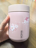 MOMOCONCEPT保溫杯女士高顏值大肚杯316不銹鋼咖啡杯MOMO水杯子櫻花款360ml 曬單實(shí)拍圖